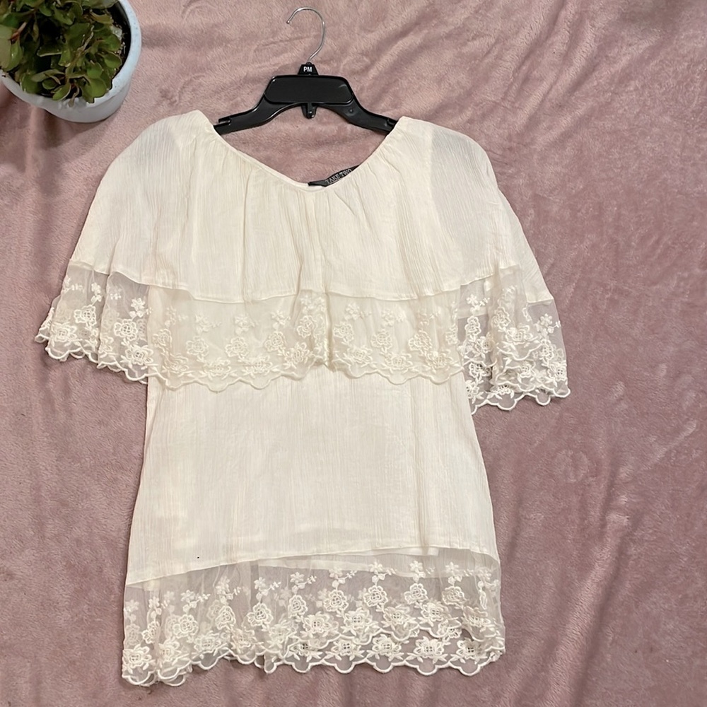 Take Two White Blouse